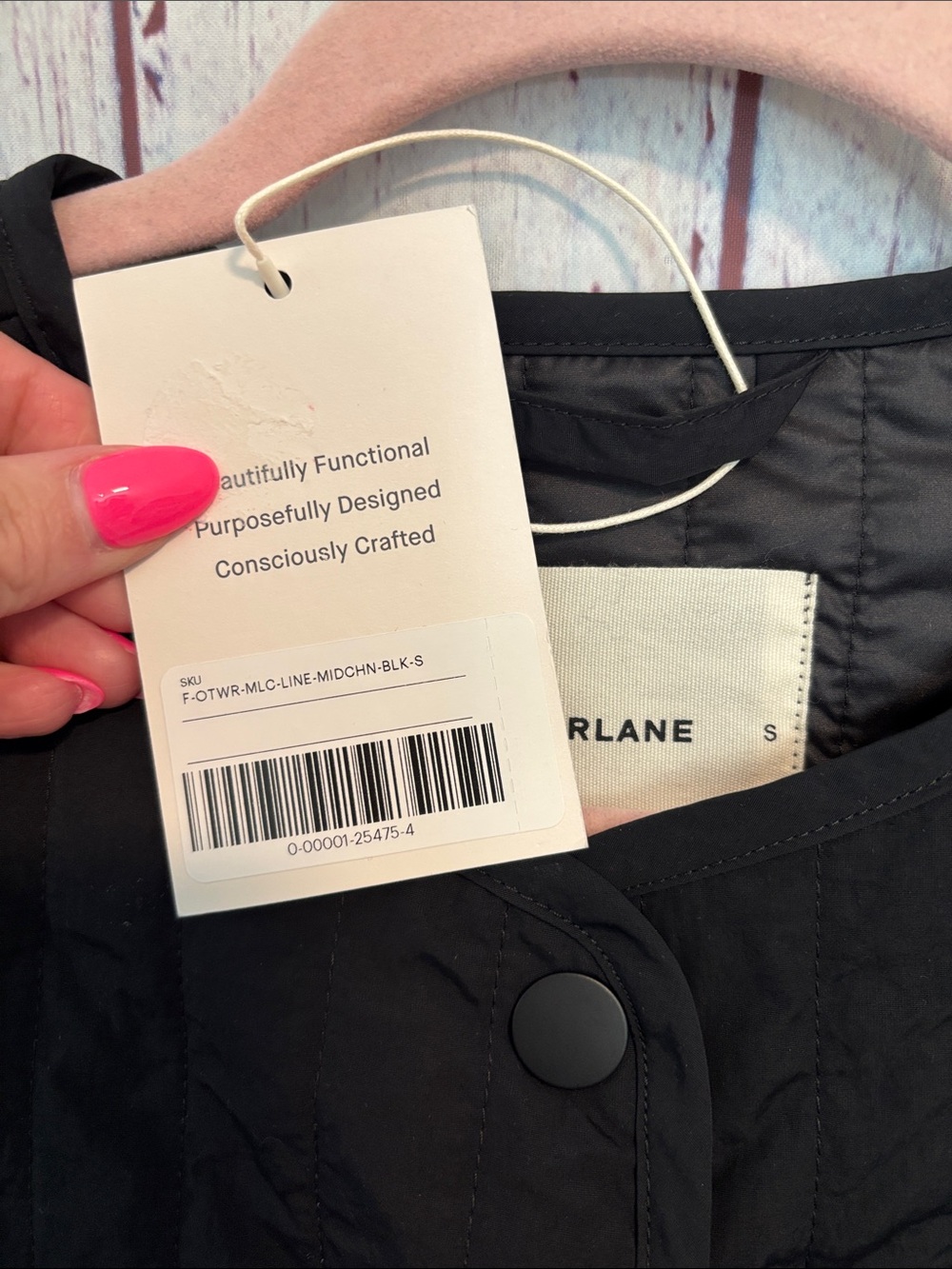 NWT Everlane The Midi Quilted Liner - Picture 9 of 16